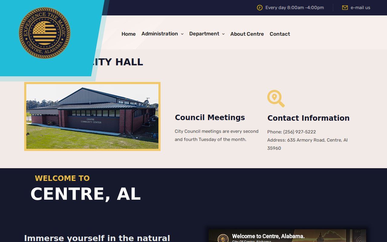 City of Centre source for Cherokee County municipal traffic court records